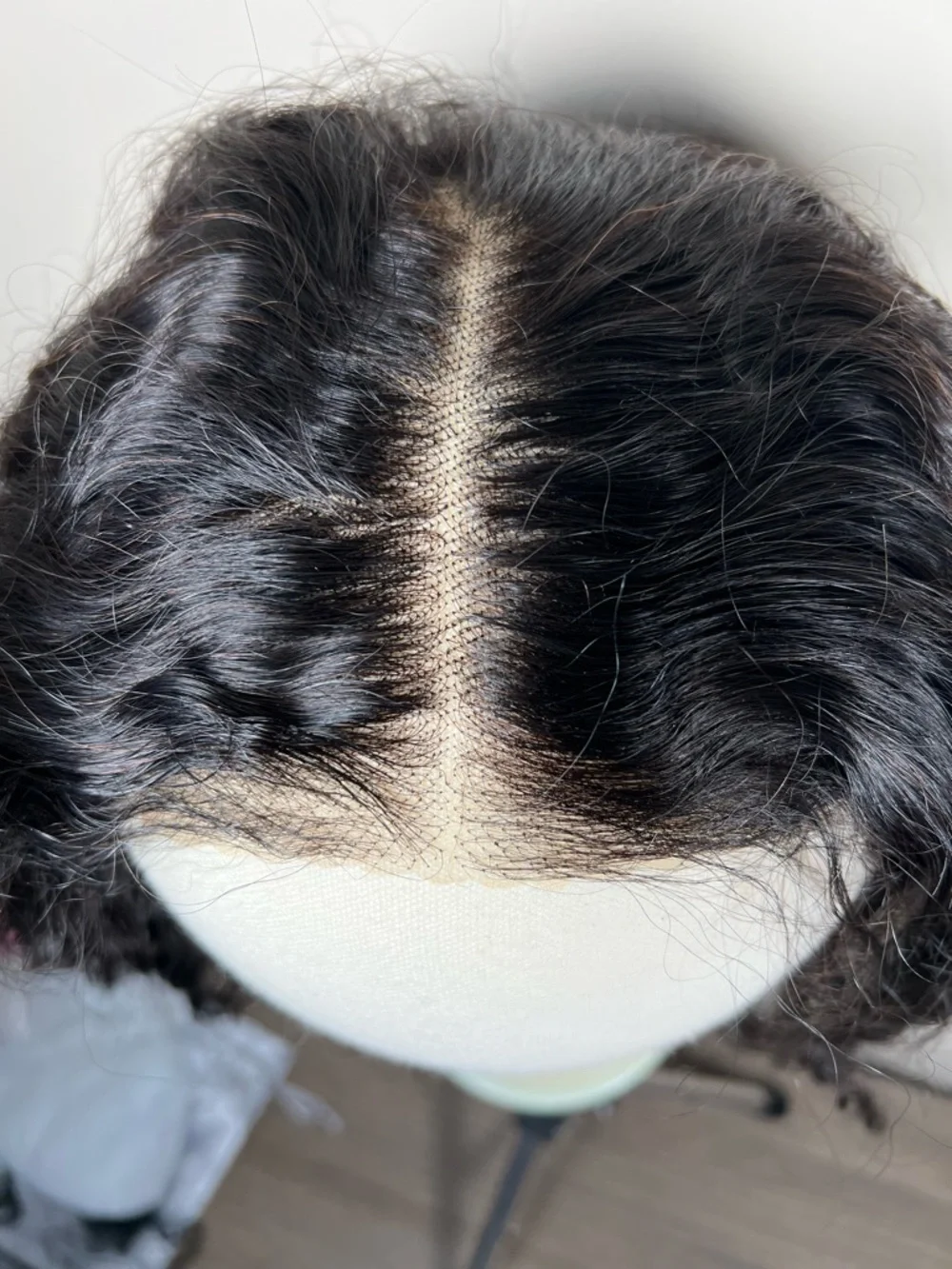 Deep Wave Human Hair Pre Cut Lace Front 20 Inch Wig